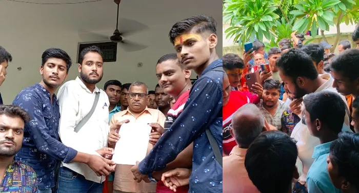 बहराइच: छात्रावास की फीस में तीन हजार की बढ़ोत्तरी, केडीसी के प्राचार्य को सौंपा ज्ञापन