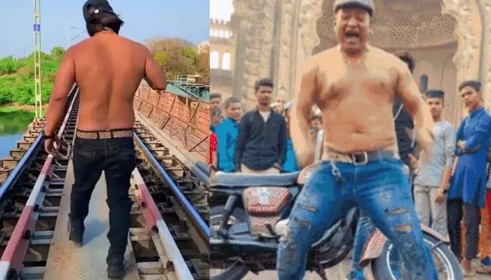 लखनऊ के सलमान खान ने रेलवे ट्रैक पर बनाया वीडियो, RPF ने मुकदमा कराया दर्ज