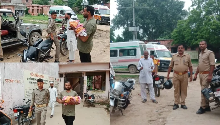 गोंडा: डिलीवरी रूम में घुसा जंगली जानवर, ऑक्सीजन लगे नवजात का खा गया चेहरा
