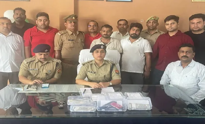 लखनऊ : व्यापारी के विट क्वाइन वॉलेट से करोड़ों रूपये पार करने वाले तीन बदमाश गिरफ्तार