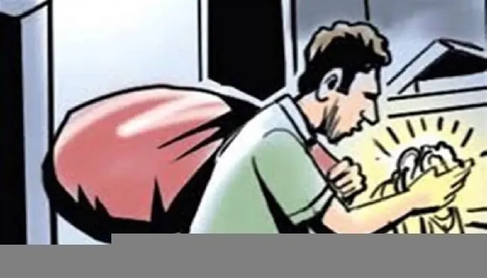 लखनऊ : बाइक से आए दो चोरों ने डॉक्टर का खंगाला घर