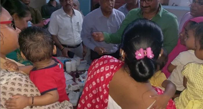 अयोध्या: बाल स्वास्थ्य पोषण माह शिविर का अबुसराय पीएचसी में शुभारंभ