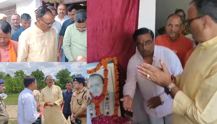 गोंडा: डिप्टी सीएम ब्रजेश पाठक ने बीजेपी के दिवंगत नेता को दी श्रद्धांजलि