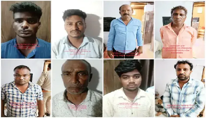 गाजियाबाद : मद्रासी गैंग के आठ सदस्य गिरफ्तार, गाड़ियों के शीशे तोड़कर चुराते थे सामान
