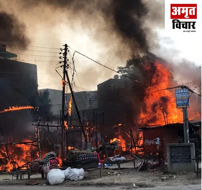  लखनऊ :रेस्टोरेंट में गैस रिसाव से लगी आग, लाखों का सामान जलकर राख…जानें पूरा मामला