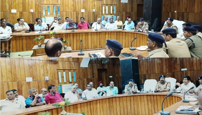 बहराइच: पुलिस अधीक्षक ने व्यापारियों के साथ की बैठक, समस्या निस्तारण का दिया आश्वासन
