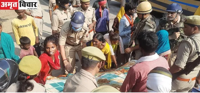रायबरेली : बुजुर्ग की मौत पर ग्रामीणों का प्रदर्शन…क्या है मामला