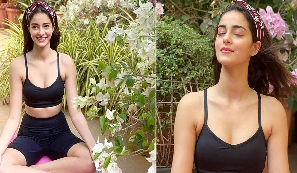 अनन्या पांडे ने पूरे किए 108 सूर्य नमस्कार, शेयर की योग सेशन की तस्वीरें