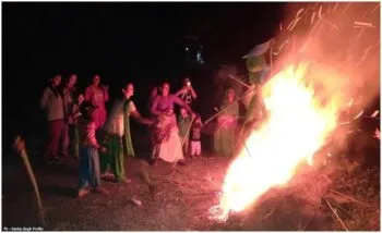 हल्द्वानी: खतड़वा पर्व यानी शीत ऋतु के आगमन के प्रतीक
