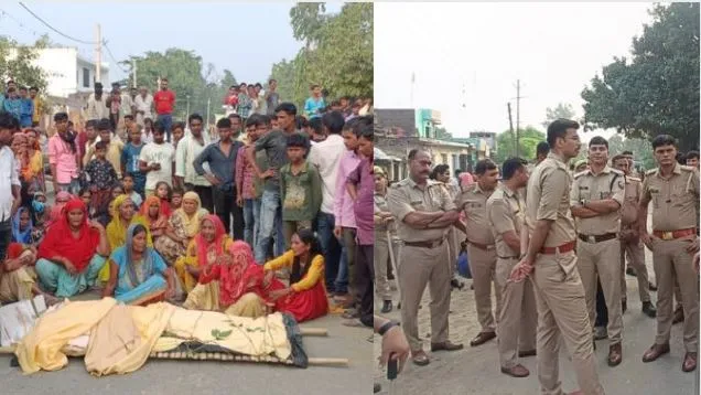 बिजनौर: परिजनों ने लगाया जाम, हत्यारोपी साथी को पुलिस ने किया गिरफ्तार