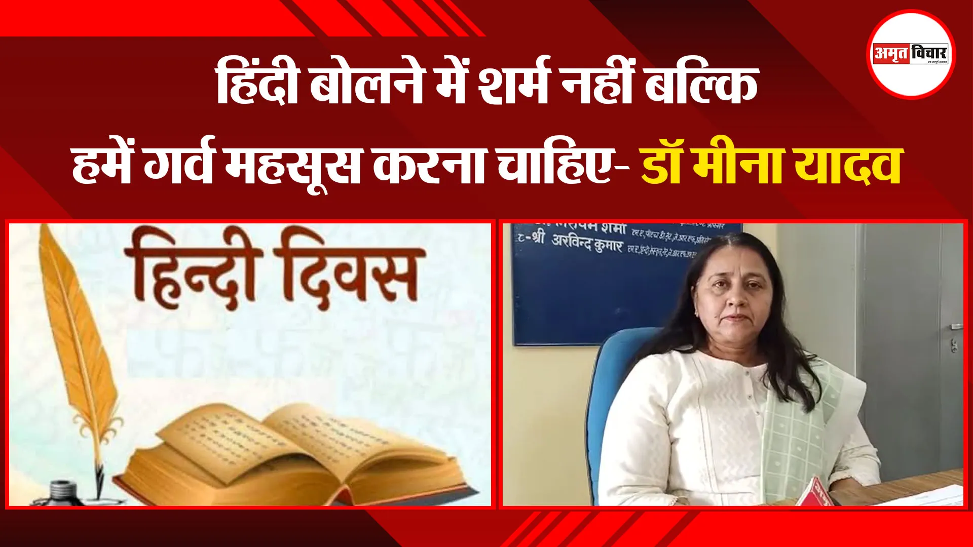 बरेली: हिंदी बोलने में शर्म नहीं बल्कि हमें गर्व महसूस करना चाहिए- डॉ मीना यादव