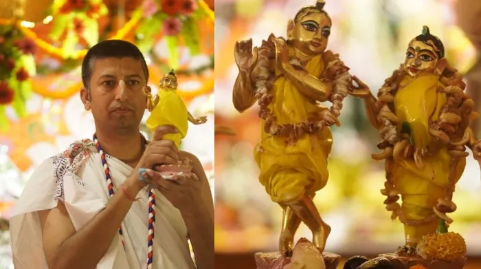 लखनऊ: इस्कॉन टेम्पल में राधाष्टमी पर भक्तों का लगा तांता, राधे-कृष्ण के जयकारे से गूंजा मंदिर