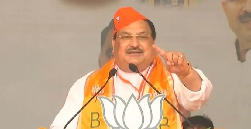 पंच परमेश्वर सम्मेलन: जेपी नड्डा बोले- केजरीवाल तुमने दिल्ली को किया बेहाल, कमीशनखोरी में कांग्रेस का रिकॉर्ड तोड़ा