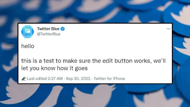 जिसका तुम्हें था इंतजार…वो बटन आ गया! Twitter पर Edit किया गया पहला Tweet, आया नया फीचर