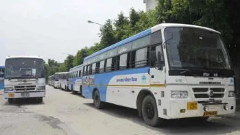हल्द्वानी: हरियाणा रोडवेज ने उत्तराखंड रोडवेज की बसों को बाहर किया