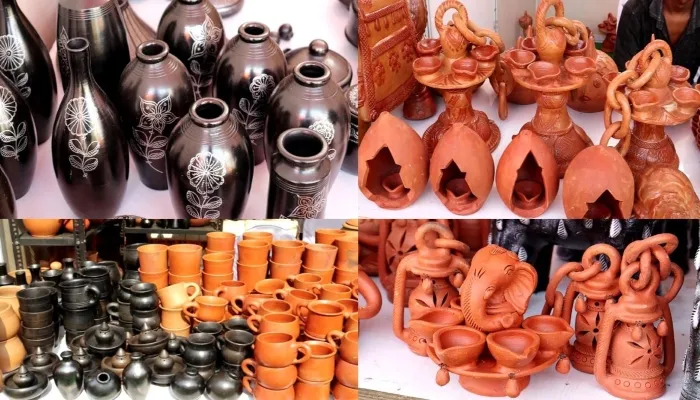 लखनऊ: माटी कला मेला का हुआ आयोजन, दिवाली के डिजाइनर दीये बने विशेष आकर्षण