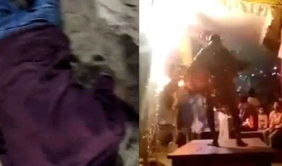 Video: रामलीला में ‘हनुमान’ तो गरबा में डांस कर रहे युवक को आया हार्ट अटैक, उत्सव में पसरा मातम