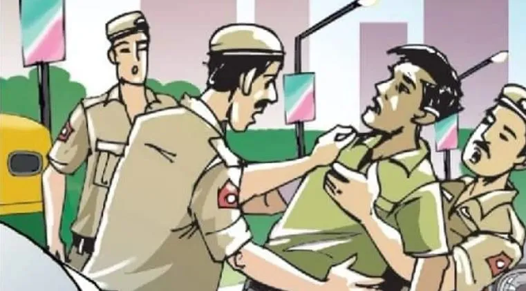 संभल: जुआरियों को पकड़ने गई पुलिस के साथ हाथापाई, बीच-बचाव में मंडल अध्यक्ष को पीटा