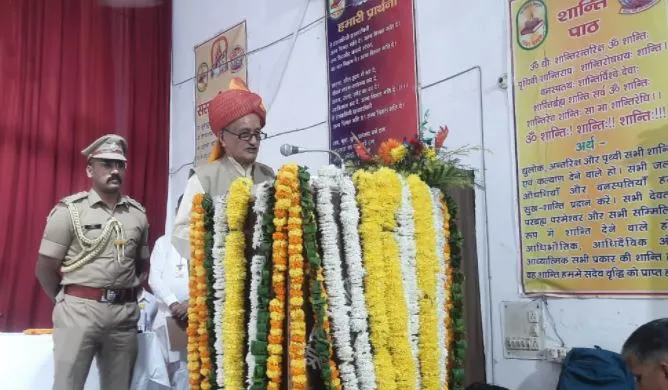 कासगंज: राम मंदिर निर्माण देश का स्वर्ण काल- राज्यपाल कोश्यारी