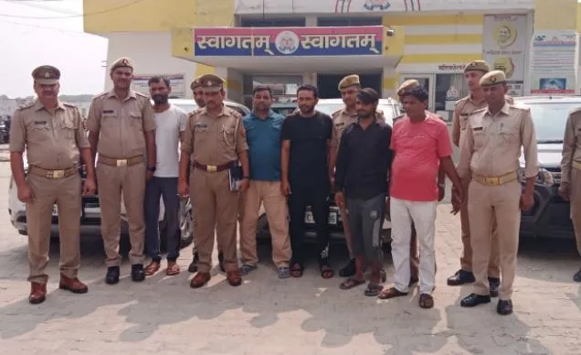 संभल: कार गिरोह का पर्दाफाश, प्रधानपति समेत पांच सदस्य गिरफ्तार