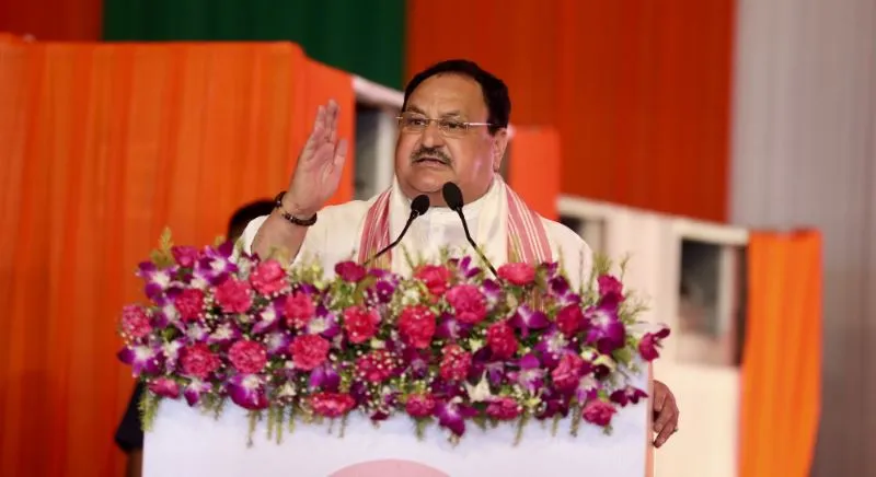 असम में गरजे जेपी नड्डा, कहा- किसी भी दल के पास BJP से लड़ने की विचारधारा, मंशा और ताकत नहीं