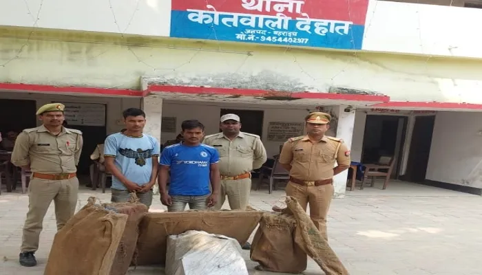 बहराइच: चोरी के सामान के साथ दो शातिर चोर गिरफ्तार