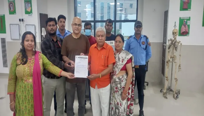 युग दधीचि देहदान अभियान: स्वर्गीय रामकली की देह एम्स रायबरेली को दान