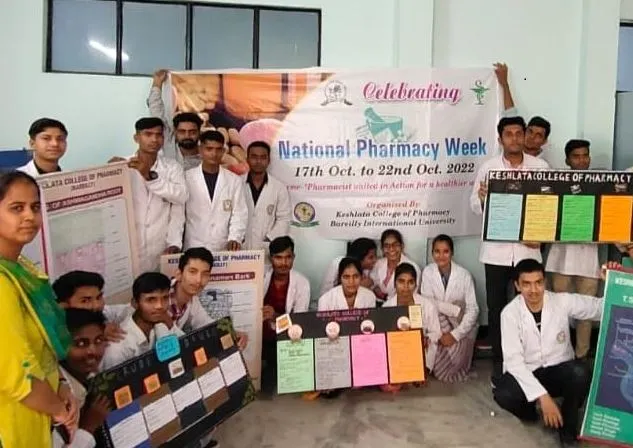 बरेली: केशलता कॉलेज ऑफ फार्मेसी में नेशनल फार्मेसी वीक शुरू, छात्र-छात्राओं ने उत्साहपूर्वक लिया भाग