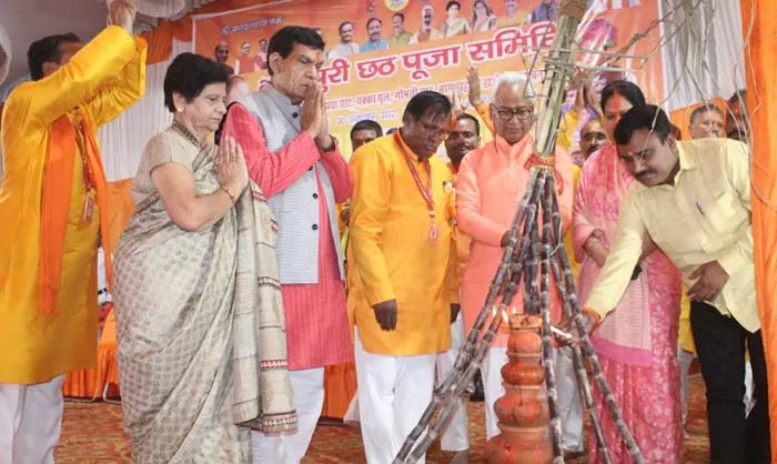 छठ महापर्व सनातन संस्कृति में भगवान सूर्य की उपासना का पर्व: एके शर्मा