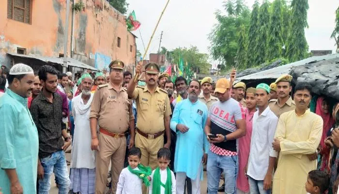बाराबंकी: अकीदत के साथ निकाला गया जुलूस ए मोहम्मदी