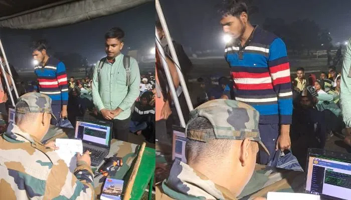 अग्निवीर भर्ती: भारतीय सेना में अग्निवीरो की भर्ती जारी, 4378 में 2717 अभ्यर्थी उपस्थित