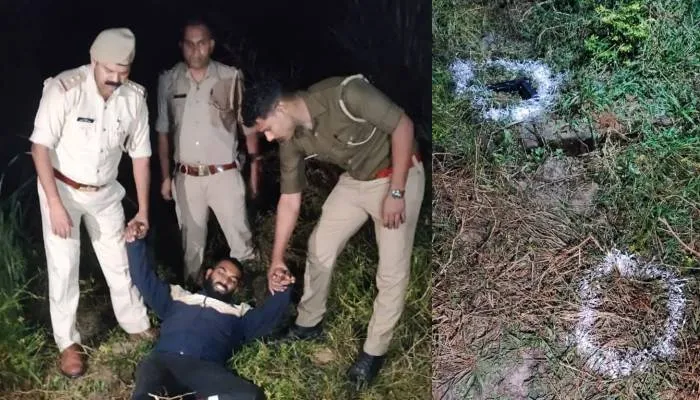 गाजियाबाद: पुलिस मुठभेड़ में रिटायर दरोगा के बेटे का हत्यारोपी गिरफ्तार