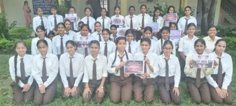 हल्द्वानी: नशे के खिलाफ पोस्टर अभियान, महिला महाविद्यालय की छात्राएं बोलीं- Say No To Drugs