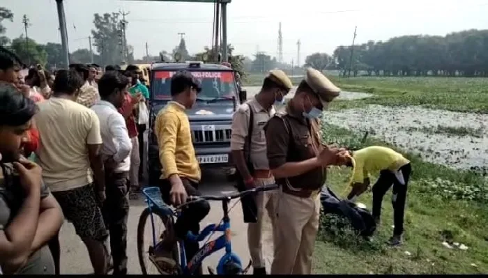 बाराबंकी : तालाब में उतराता मिला शव, नहीं हो सकी शिनाख्त