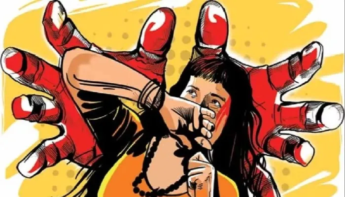 दुस्साहस : पड़ोसी युवक ने युवती से छेड़छाड़ कर मारापीटा