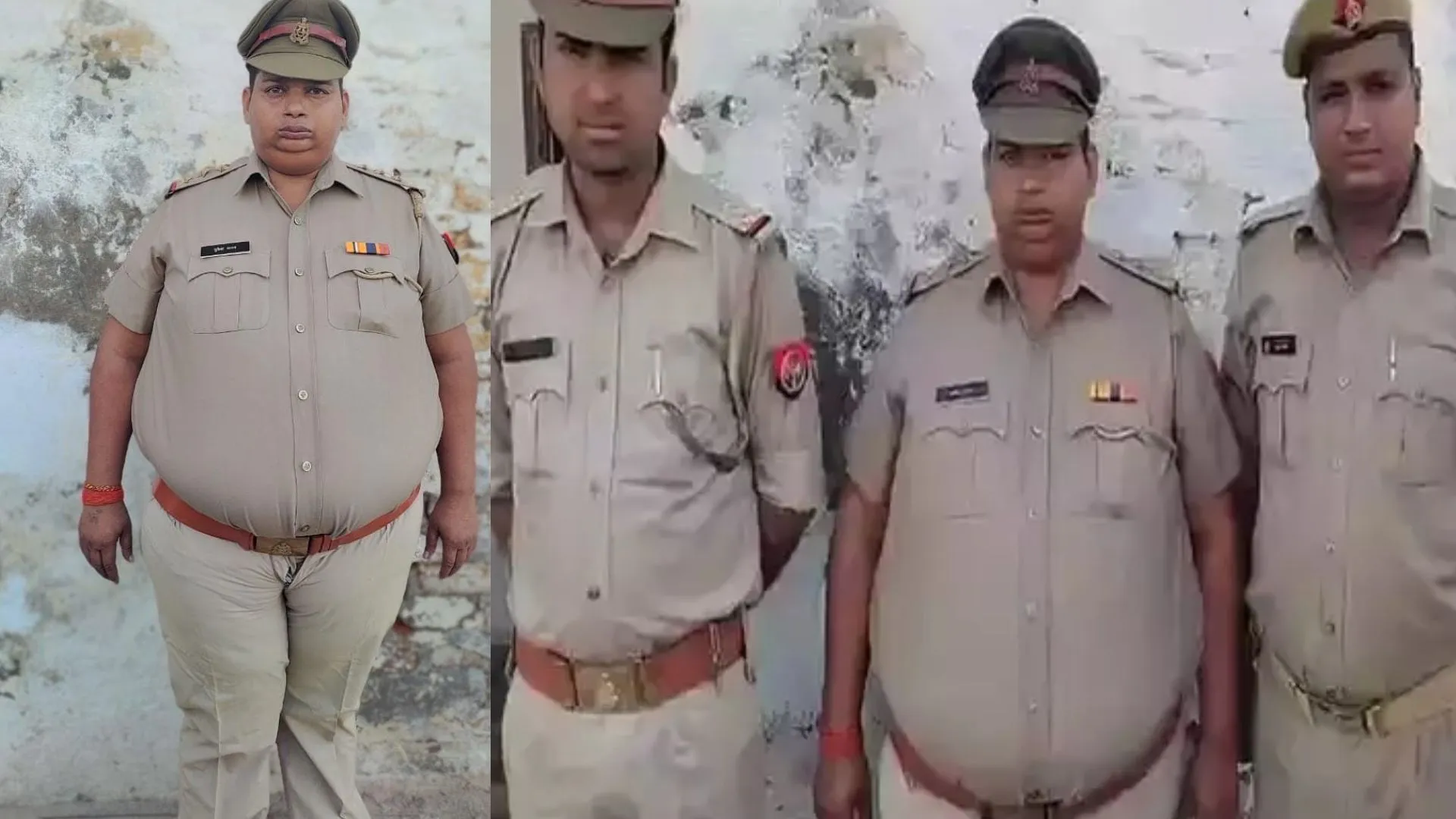Video: लटकती तोंद, पैंट की जिप तक बंद ना हो रही, डेढ़ कुंटल वाले फर्जी ‘दरोगा जी’ का कारनामा