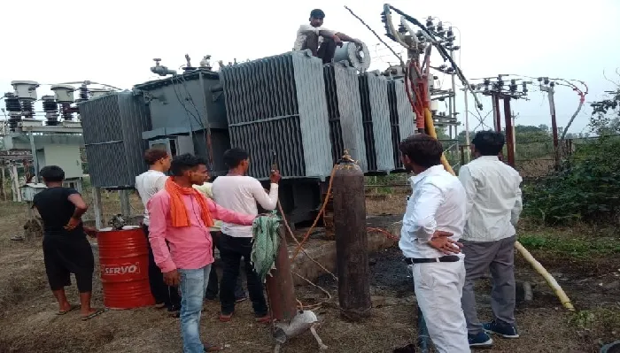 ट्रांसफार्मर में खराबी : 72 घंटे गुल रही 35 गांवों की बिजली