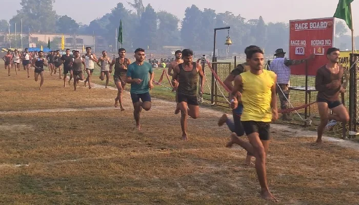 मध्य कमान की ओर से आयोजित हो रही सेना भर्ती रैली
