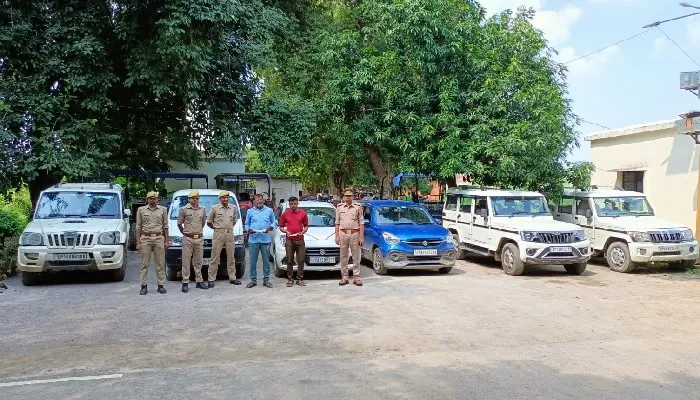 पर्दाफाश : अंतर्जनपदीय वाहन चोर गिरोह के पास से बरामद हुए वाहन