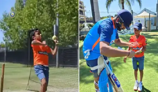 T20 World Cup 2022 : 11 साल के क्रिकेटर के फैन हुए रोहित शर्मा, नेट्स में बॉलिंग का दिया मौका, पूछा- इंडिया कैसे खेलोगे?