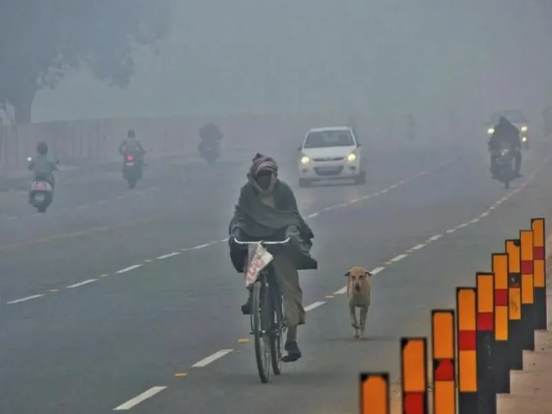लखनऊ: तापमान में आई गिरावट, बढ़ रही ठंड