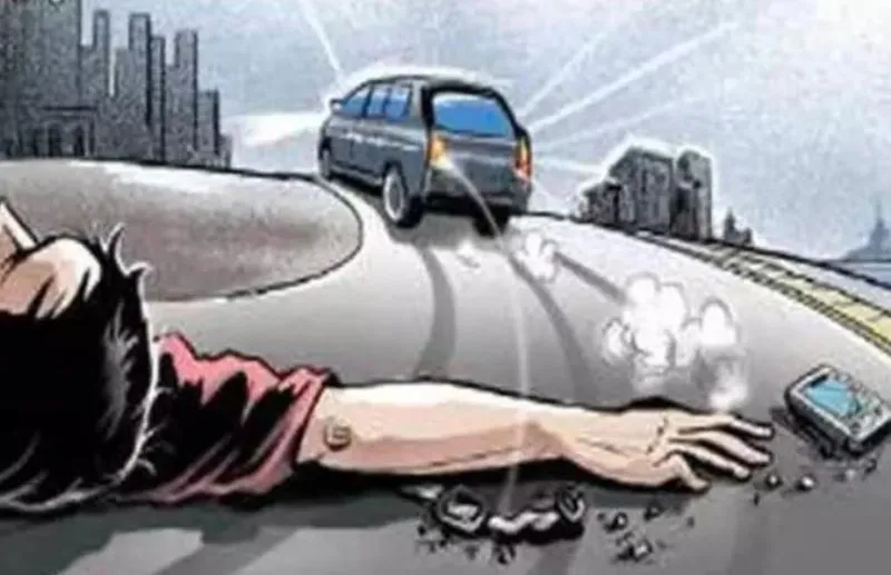 शाहजहांपुर: सड़क हादसे में बाइक सवार युवक की मौत, साथी घायल