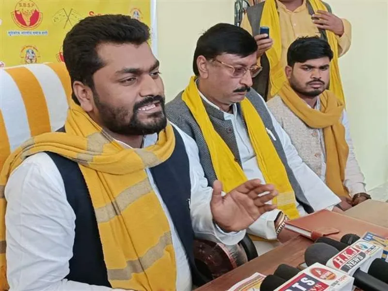 अरविंद राजभर का बड़ा बयान, बोले- एक्सीडेंटल एमएलए हैं अब्बास अंसारी 