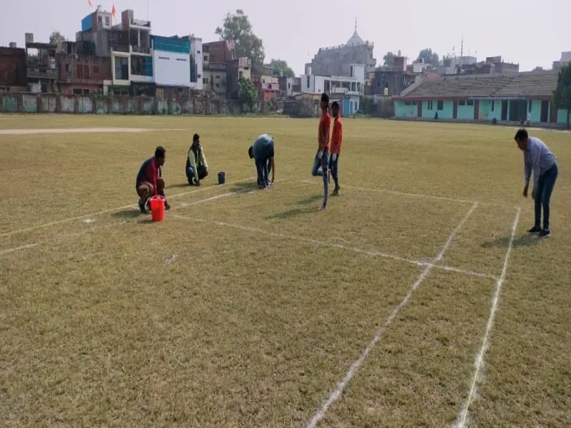 अयोध्या: जनपदीय क्रीड़ा प्रतियोगिता को लेकर संवारा जा रहा है मैदान 
