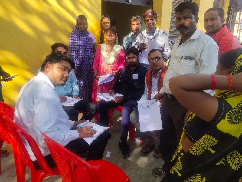 बहराइच: नव सृजित नगर पंचायत में आवास के लिए सर्वे शुरू