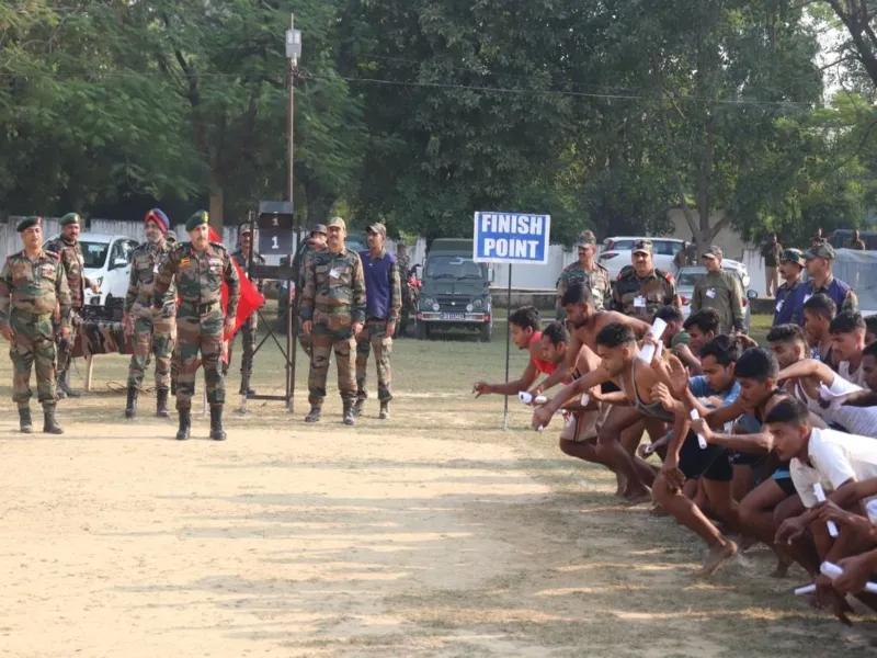 सेना भर्ती: 1732 ने कराई कागजात की जांच, लगाई दौड़