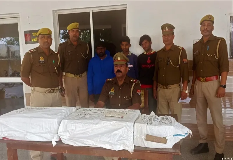 संभल : चोरी के तीन आरोपी गिरफ्तार, निशानदेही पर नकदी व सामान बरामद