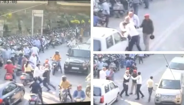 Kanpur News : अधिवक्ताओं ने बीच सड़क ट्रैफिक कांस्टेबल को पीटा, मारपीट का वीडियो सोशल मीडिया में वायरल