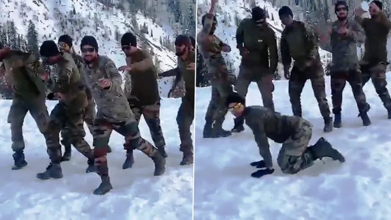 Indian Army के जवानों ने 'काला चश्मा' पर किया जबरदस्त डांस, Video देख हो जाएंगे दंग
