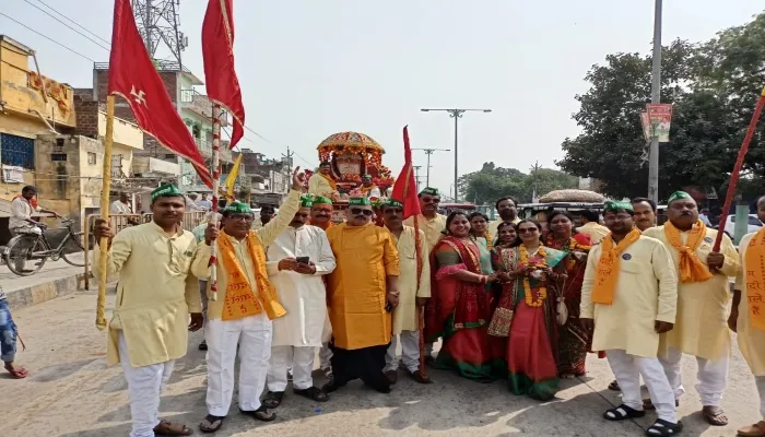 बाराबंकी: धूमधाम से निकाली गई नारायणी मंगल यात्रा